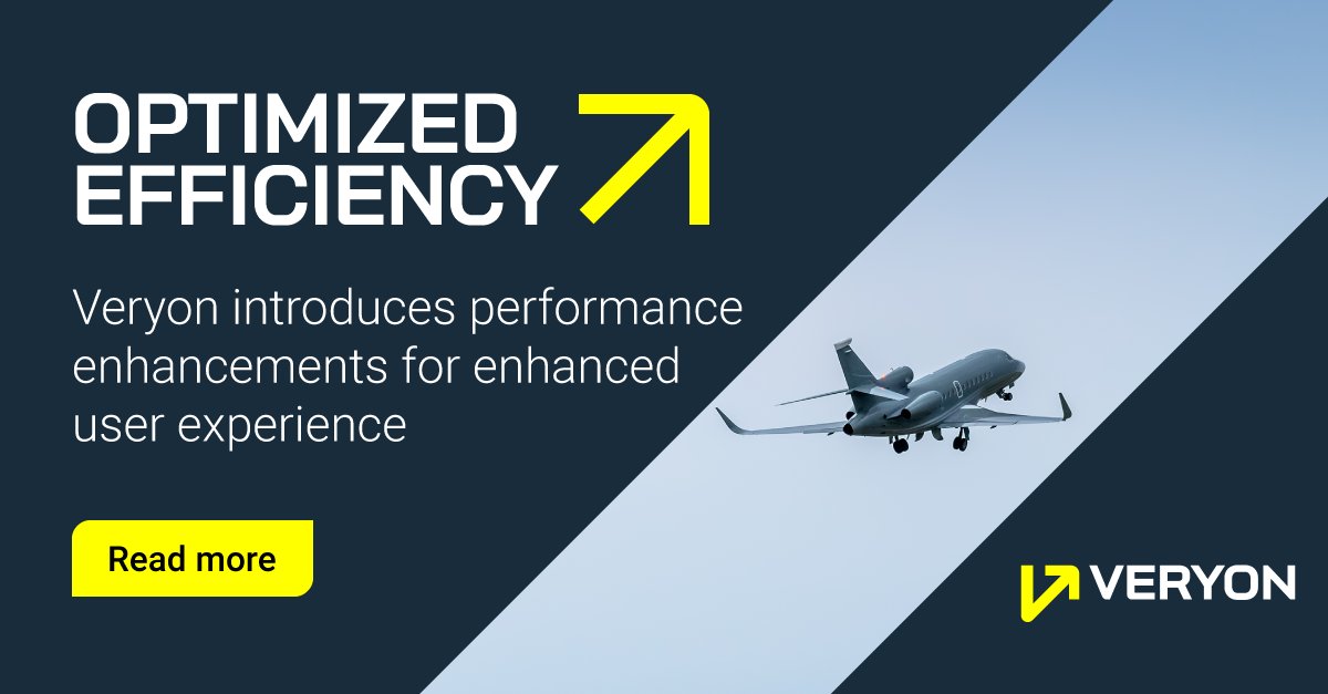 veryonplatform's tweet card. In 2023, Veryon introduced performance enhancements to Veryon Publications and Veryon Tracking for superior aircraft efficiency and user experience.