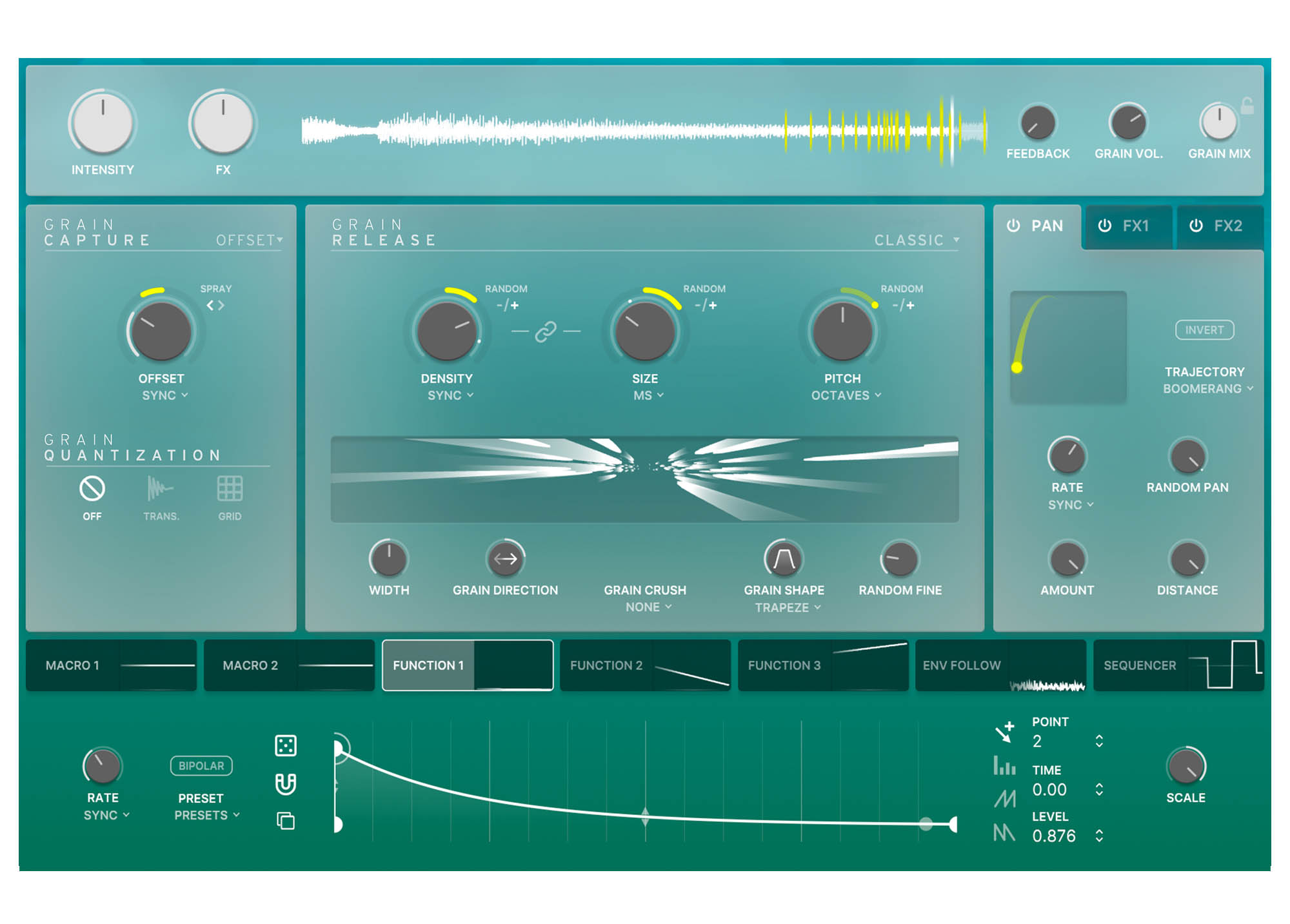 kontaktina's tweet card. 【過去最安値】Arturiaがセール開始、グリッチのあるスタッターから粒子の粗いステレオ アンビエンスまでグラニュラー プロセッシングのパワーを解き放つ強力なエフェクトプラグイン「Efx...