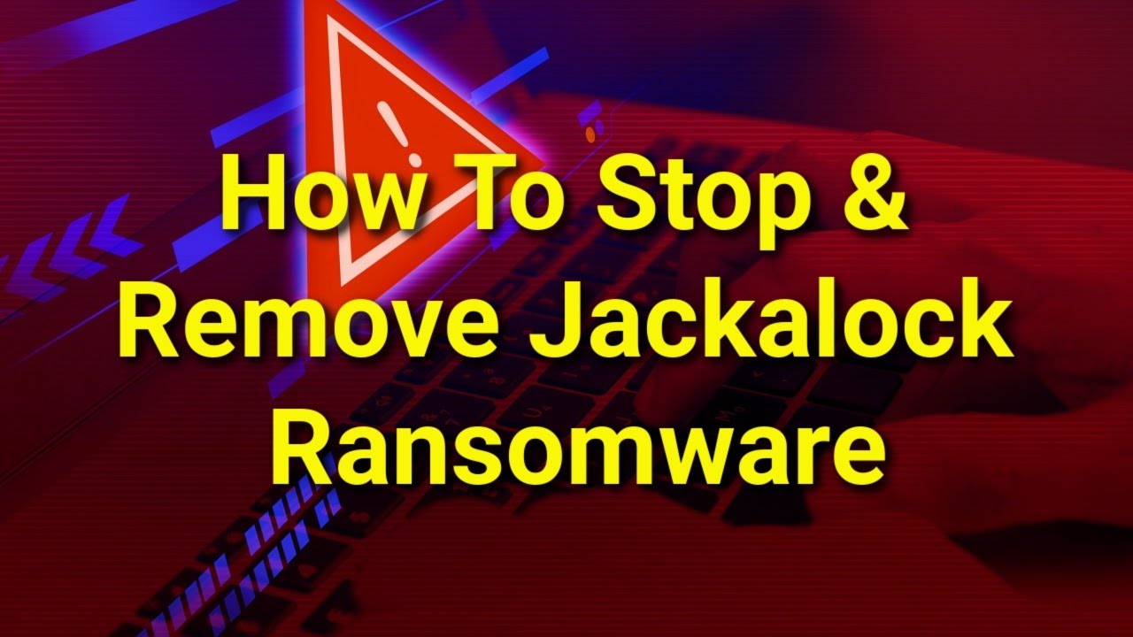 enigmasoftware's tweet card. TWIM Ep252 Pt1: How To Stop & Remove Jackalock #Ransomware To Prevent...