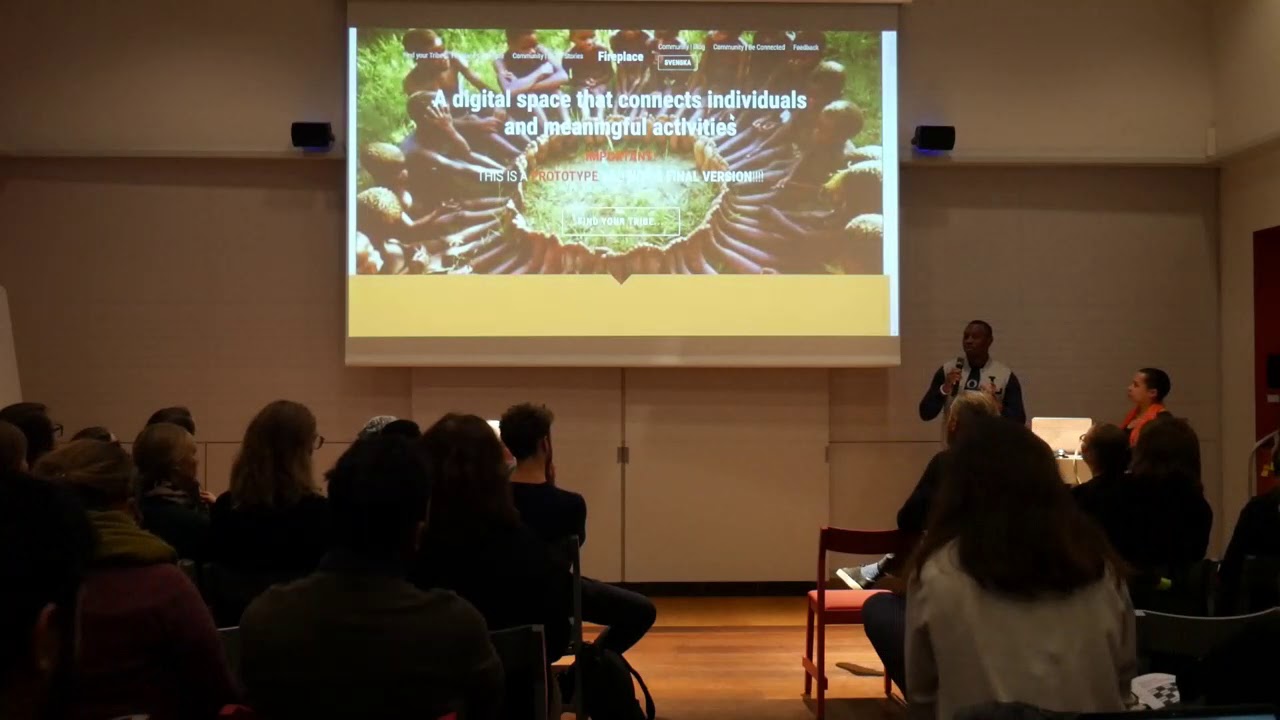 openlabsthlm's tweet card. Fireplace - Master's course project delivery, autumn term 2018