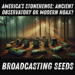 BCSeedsPodcast's tweet card. America’s Stonehenge: Ancient Observatory or Modern Hoax?