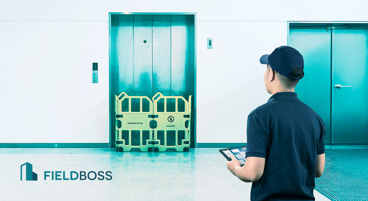 FIELDBOSS_com's tweet card. Effectively manage elevator violations with FIELDBOSS. Streamline tracking, automate compliance, and reduce risk with a smarter approach to violation management.