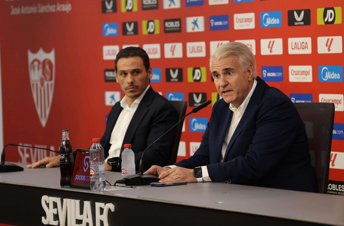 eldesmarque_sfc's tweet card. Antonio Cordón, director de fútbol profesional del Sevilla FC, insiste en sus elogios a José María del Nido Carrasco y habla sobre Monchi.