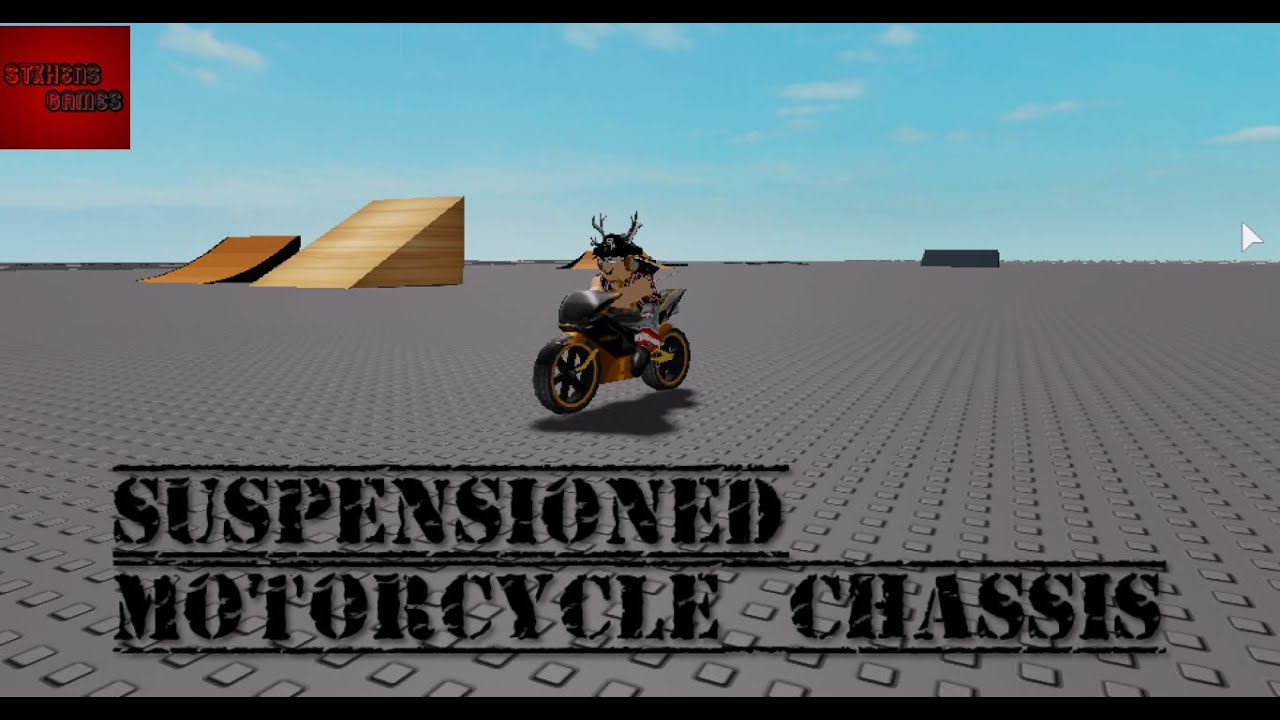 Stahen2's tweet card. ROBLOX - Suspensioned Motorcycle Chassis (Remaking Transportation...
