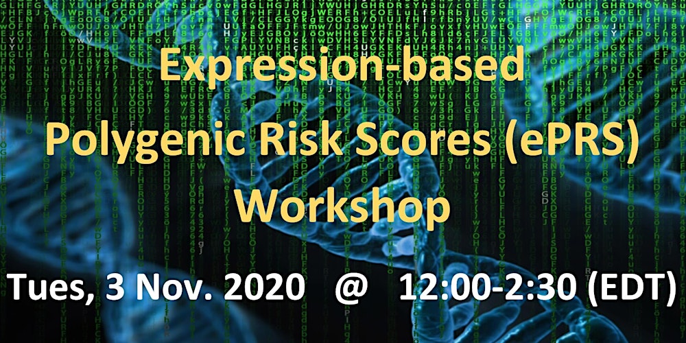 LudmerCentre's tweet card. Learn how to apply a novel, but proven multimodal, biological-informed, expression-based Polygenetic Risk Scores (ePRS) to genomic data.