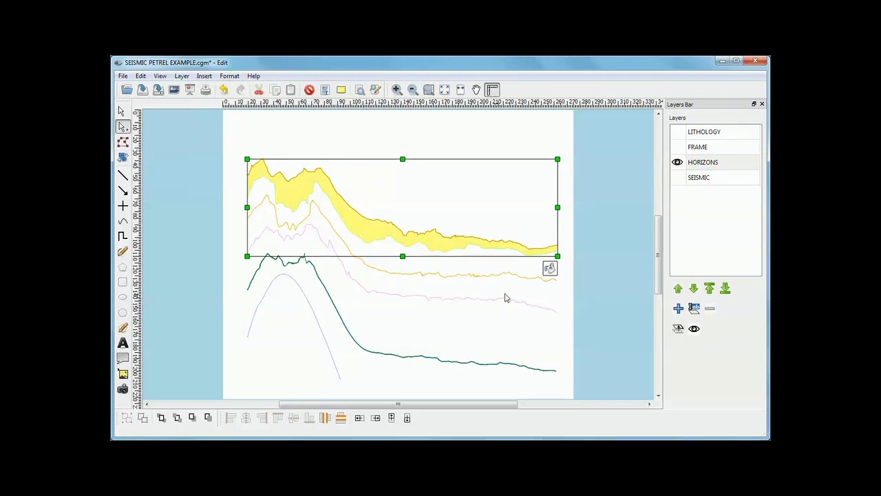 JustcroftInt's tweet card. How to create a geological cross-section from a seismic image using...
