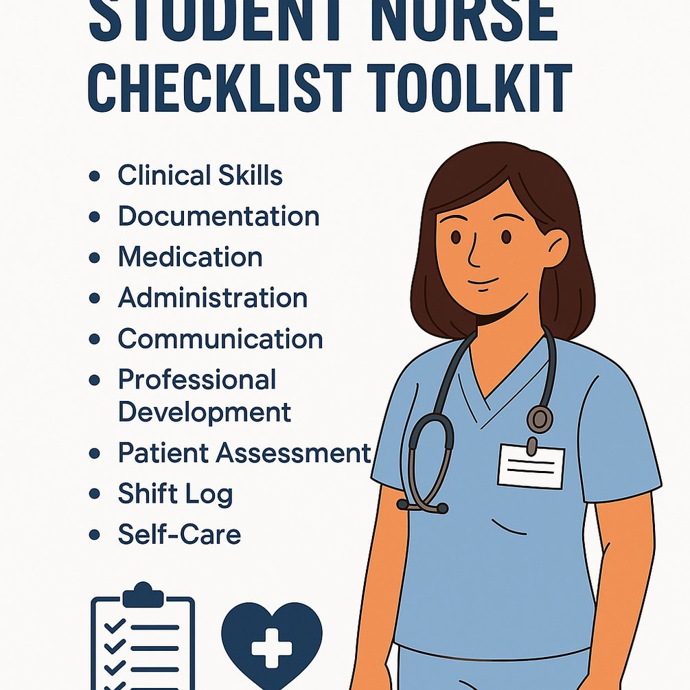 CommunityRNGav's tweet card. The Student Nurse Checklist ToolkitYour Complete, Placement-Ready Companion – Created by a Practising NHS NurseThis practical, beautifully designed toolkit is built for student nurses, by a nurse. ...