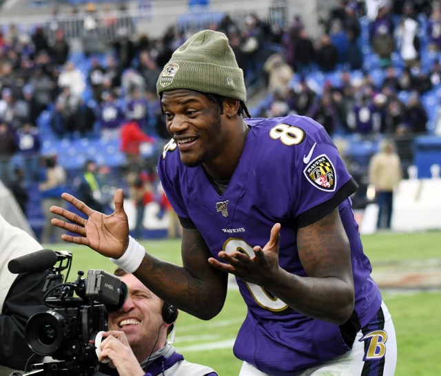 BaltSunSports's tweet card. Superstar quarterback Lamar Jackson’s proclamation at the 2018 NFL draft that the Baltimore Ravens are “going to get a Super Bowl out of me—believe that,” has inspired a vir…