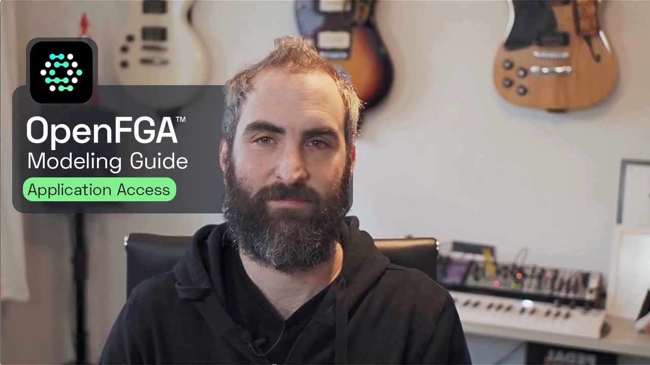 OpenFGA's tweet card. OpenFGA Modeling Guide: Application Access