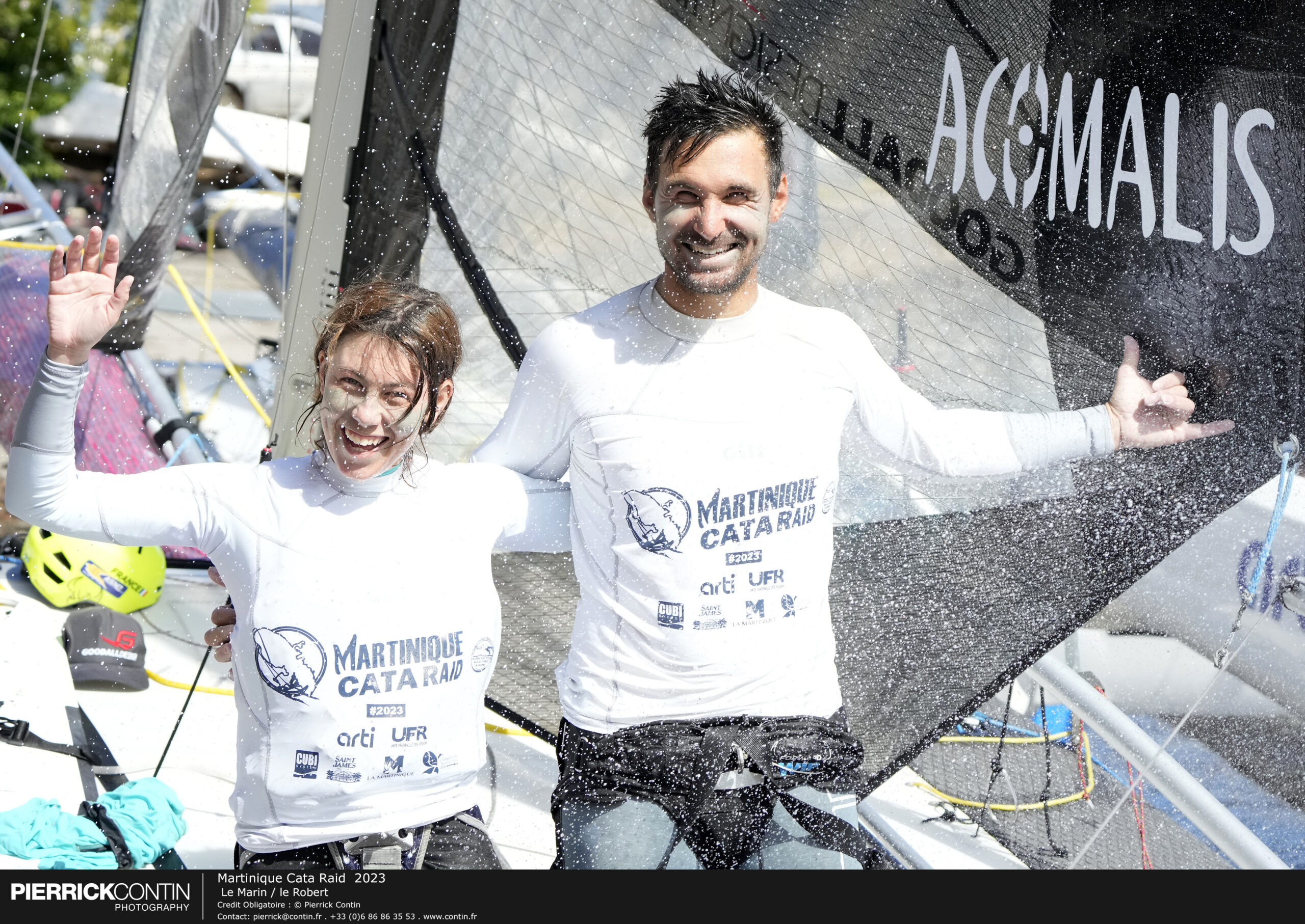 Formula18Class's tweet card. From MCR Press Release Highly contested last leg between Le Marin and le Robert. From the very moment the race