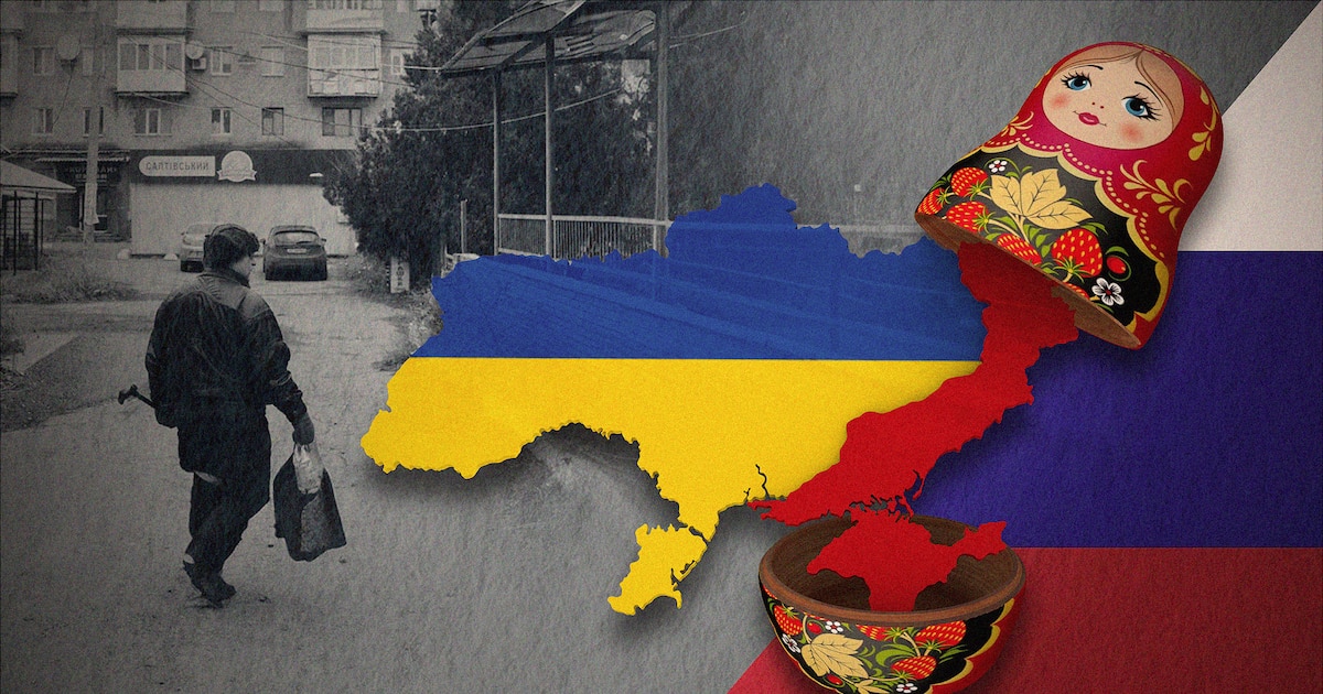 ThibauldMathieu's tweet card. Dans les régions occupées depuis février 2022, la Russie tente d’installer une nouvelle normalité. Des Ukrainiens qui ont fui ces territoires racontent.