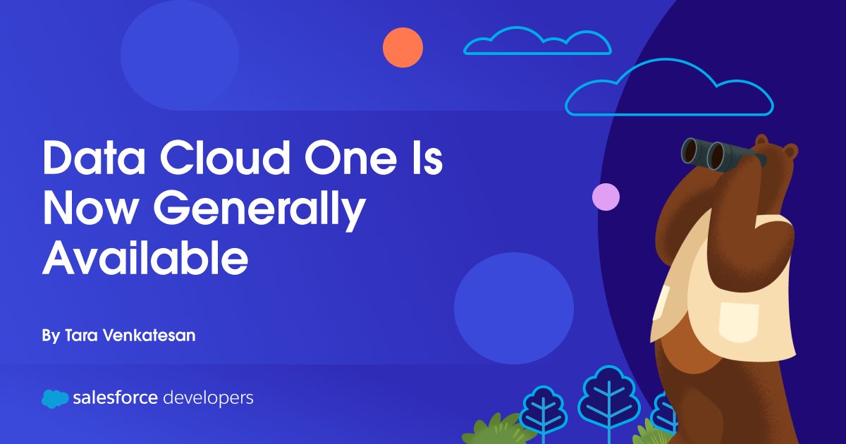 sfdcmindz's tweet card. Let’s dive into how Data Cloud One will transform collaboration for your multi-org teams.