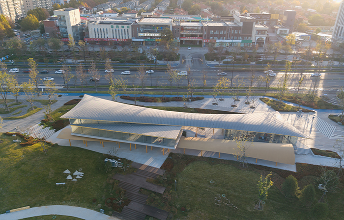 goooodofficial's tweet card. 重塑公园与建筑的界限