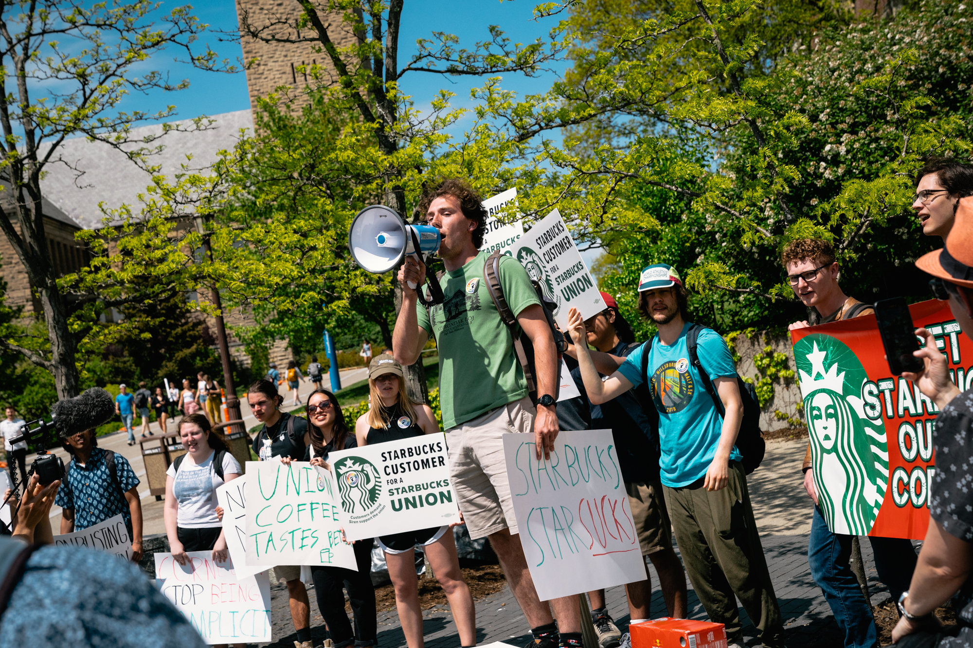 ithacavoice's tweet card. ITHACA, N.Y.—Cornell University will be terminating its partnership with Starbucks no later than the expiration of its current contract in June 2025, Student Assembly President Patrick Kuehl announ...