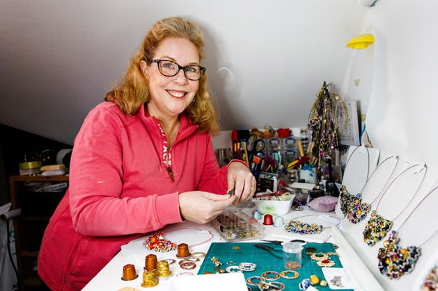 DublinIndo's tweet card. A Dublin woman is fighting fast fashion with her upcycled jewellery by creating her own jewels from donated materials, including coffee pods.