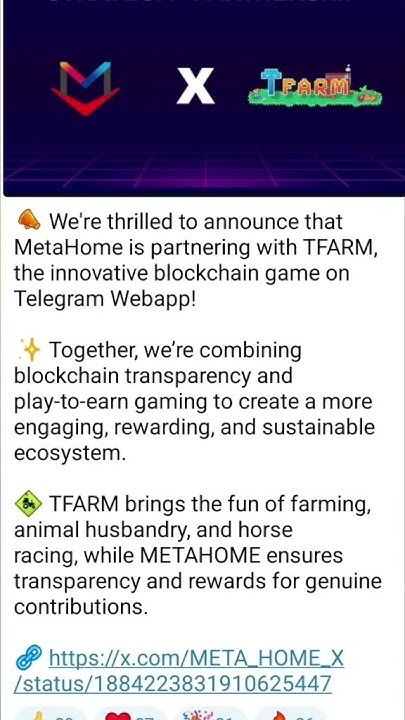 metahome_cha's tweet card. #메타홈 #블록체인 #비트코인 #바이낸스 ##파트너쉽체결