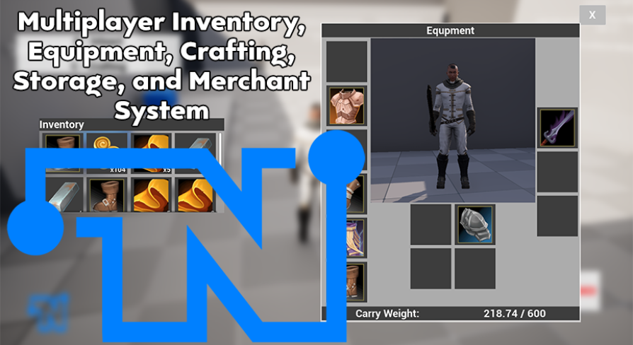 TwoNeuronstream's tweet card. Demo | Documentation | Discord Replicated (multiplayer) Item, Inventory, Crafting, Storage, and Merchant System!The inventory System Pro (ISP) is a lightweight system with components that can be...
