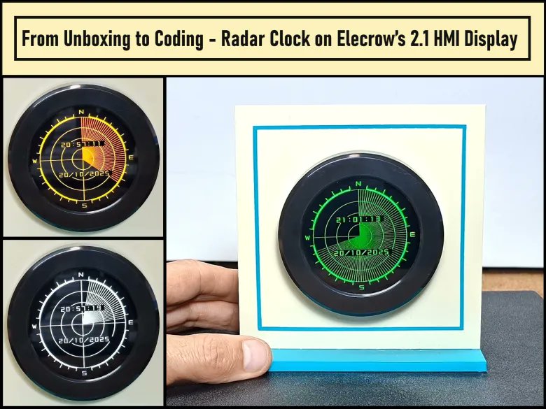 Elecrow1's tweet card. This module from Elecrow has endless possibilities for making DIY projects in a relatively simple way, without need for soldering or other hardware work.