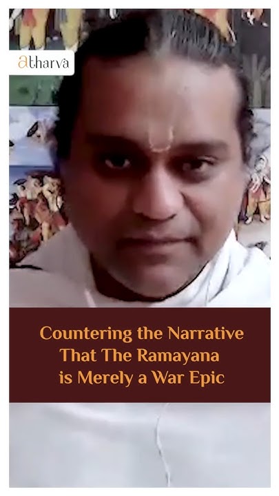 AtharvaForum's tweet card. Countering the Narrative That The Ramayana is Merely a War Epic | Dr....