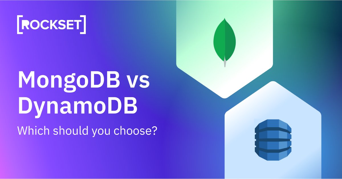 ServerlessDaily's tweet card. We compare MongoDB and DynamoDB, their pros and cons, data types, cost, reliability, performance and security.