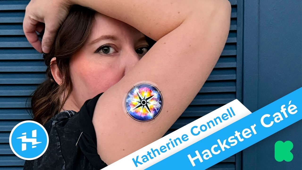 glowascii's tweet card. 🎙 Katherine Connell (Smalls) // Hackster Café