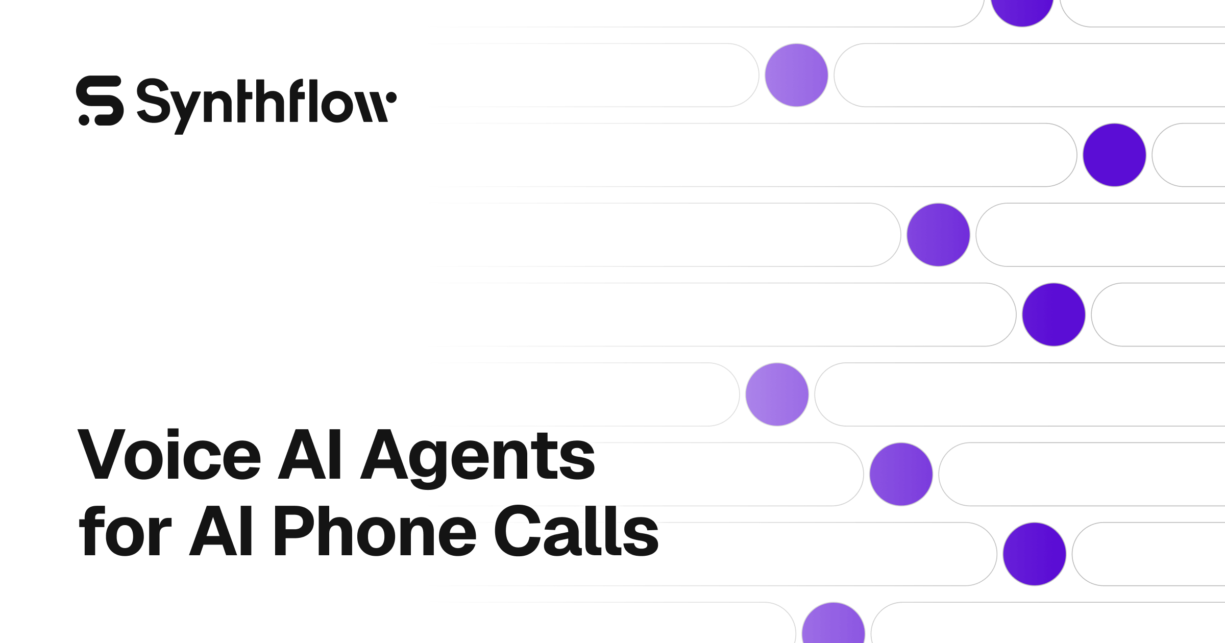 PixiNews's tweet card. Create custom AI phone call agents effortlessly with Synthflow. No coding or tech skills needed—just your data and ideas for powerful automation.