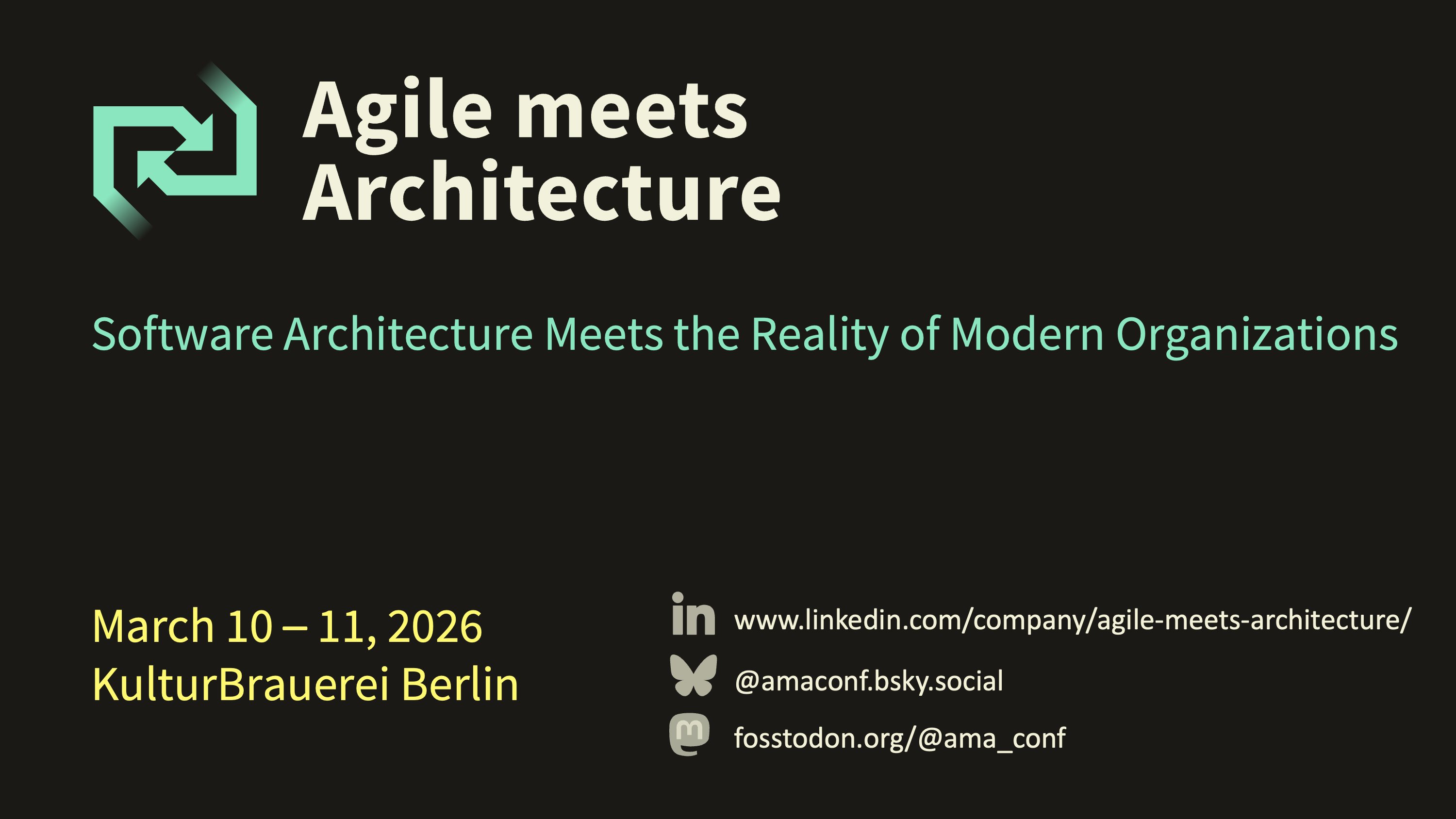 SWAGLab_rocks's tweet card. Agile meets Architecture is the conference where software architecture meets the reality of modern organizations.