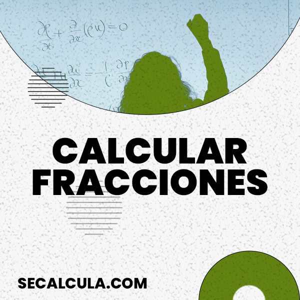 SeCalcula's tweet card. Calculadora de fracciones: sumar, restar, multiplicar y dividir. Resultados paso a paso, simplificación automática y conversión a decimales.