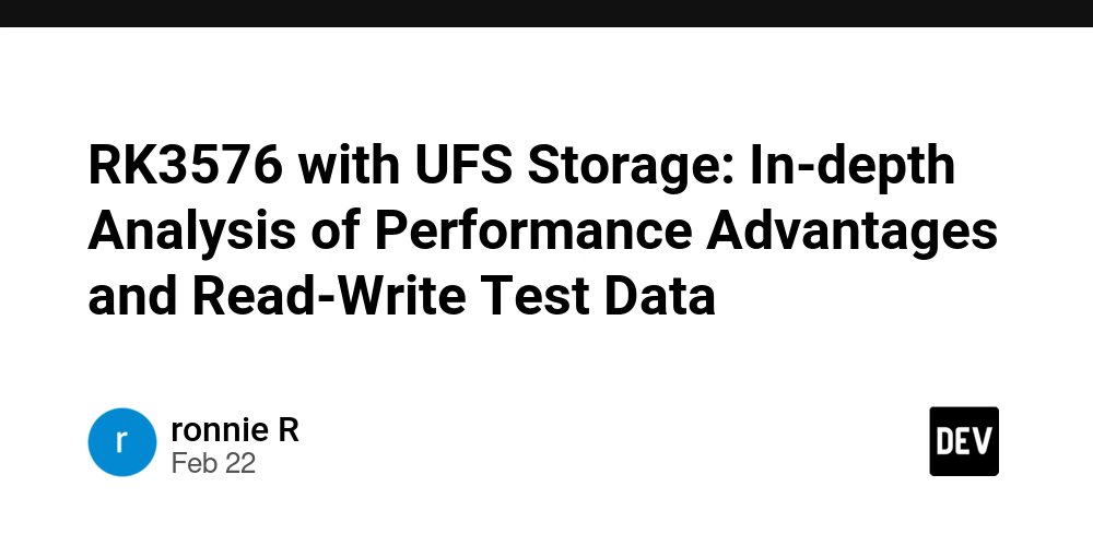 prod42net's tweet card. In embedded storage field, UFS (Universal Flash Storage) is gradually emerging. UFS is a type of...