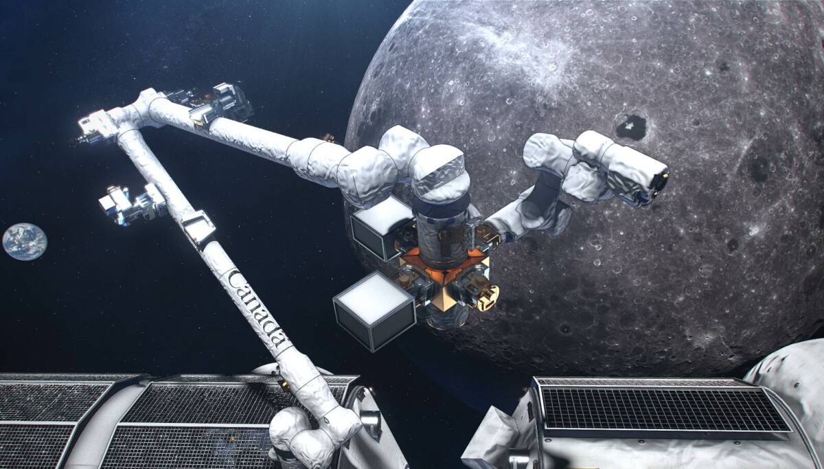 KennethBodin's tweet card. Den framtida rymdstationen i omlopp runt månen ska ha en tekniktung robotarm för avancerade arbetsuppgifter. Utvecklingen av armen är i full gång – ett teknikbolag från Umeå är med.