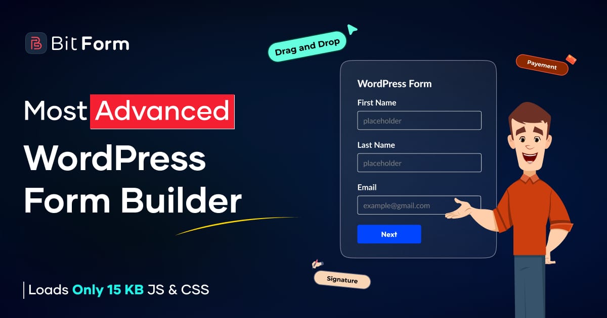 thewpweekly's tweet card. Bit Form—An advanced WordPress form builder at an affordable price! Use conditional logic, calculations, & 290+ integrations to create dynamic contact forms.