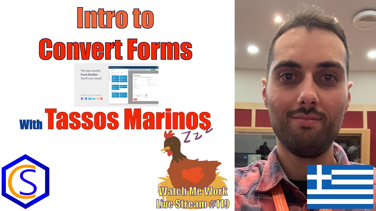 tassosm's tweet card. An Introduction to Convert Forms For Joomla with Tassos Marinos - 👀...
