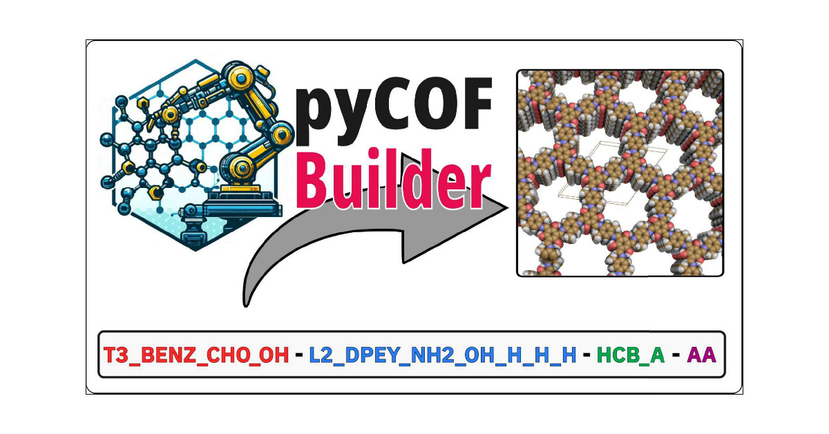 JCIM_JCTC's tweet card. Covalent organic frameworks (COFs) have gained significant popularity in recent years due to their unique ability to provide a high surface area and customizable pore geometry and chemistry, making...