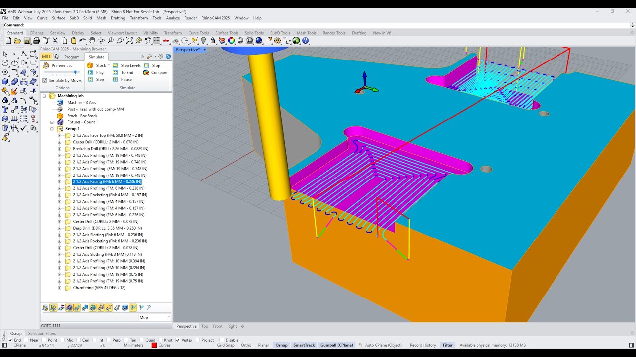 MecSoft's tweet card. How to Face Open Pockets in 2½ Axis Machining