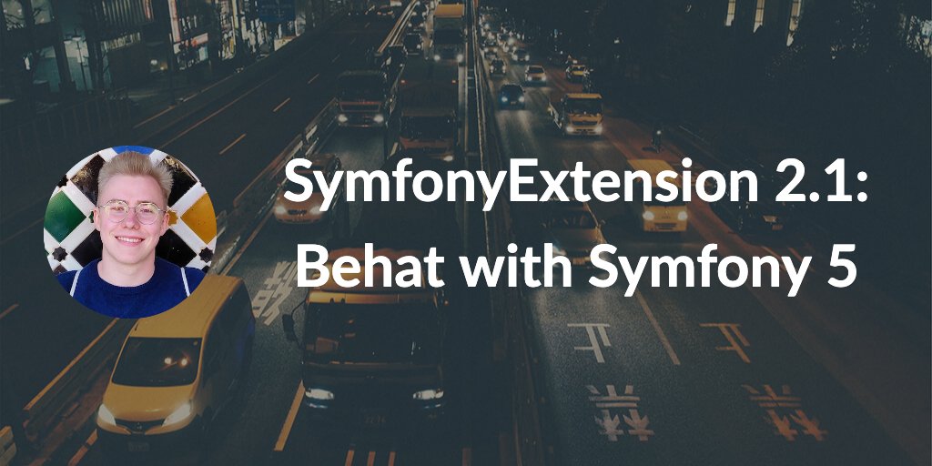 pamilme's tweet card. Friends of Behat's SymfonyExtension becomes more and more popular as the downloads rose almost fivefold in the last year. I'm happy to announce the new release bringing support for Symfony 5 and PHP...