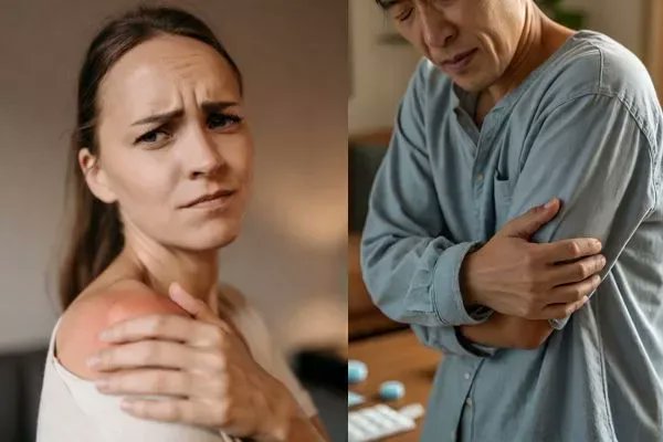 Vijayavani_Digi's tweet card. Frozen Shoulder: ಹೆಪ್ಪುಗಟ್ಟಿದ ಭುಜ ಎಂದರೆ ಭುಜದ ಜಂಟಿ ಸುತ್ತಲಿನ ಕ್ಯಾಪ್ಸುಲ್ ದಪ್ಪವಾಗಿ, ಗಟ್ಟಿಯಾಗಿ ಚಲನೆಗೆ ಕಷ್ಟವಾಗುವುದು ಎಂದರ್ಥ. ...