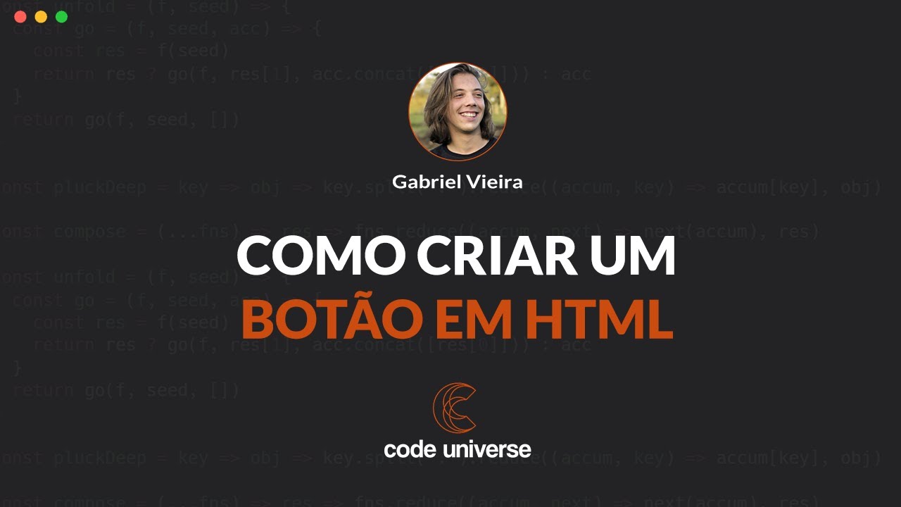 CodeUniverseBr's tweet card. Como Criar Botão em HTML e CSS basic | Code Universe