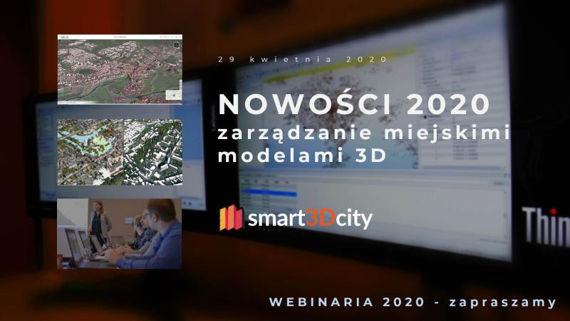 smart3Dcity_pl's tweet card. Webinaria 2020 W dniu wczorajszym zainaugurowaliśmy cykl webinariów planowanych na wiosnę-lato tego roku. Tematem pierwszej prezentacji były: projekt Lublin 3D oraz nowości dotyczące modeli miejskich...