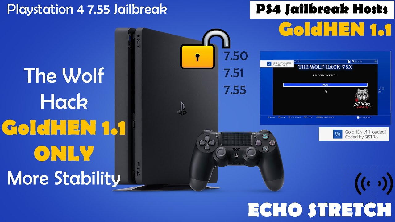 StretchEcho's tweet card. The Wolf Hack 75X GoldHen Only More Stability