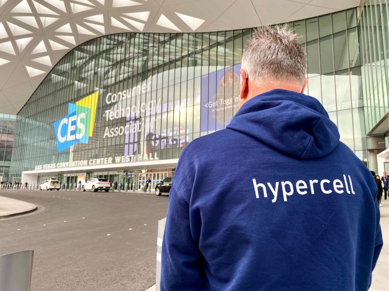 hypercellai's tweet card. That’s a wrap for CES 2023! 🎉 Thanks to our friends at DPAA we had the best possible experience at #CES2023. A lot of new acquaintances together with familiar faces really made the event one for the...