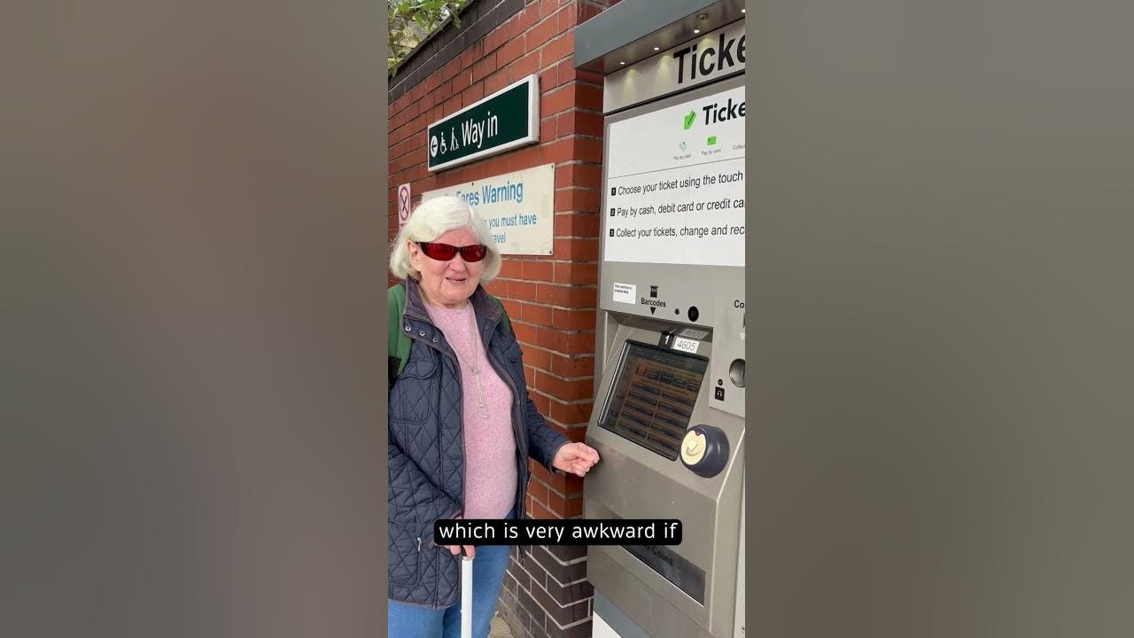 ReigateLibDems's tweet card. Accessibility review at Redhill Train Station