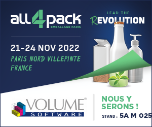 VolumeSoftware's tweet card. Volume Software a le plaisir de vous annoncer sa participation à l’édition 2022 du salon ALL4PACK, du 21 au 24 novembre à Paris. Retrouvez-nous sur le
