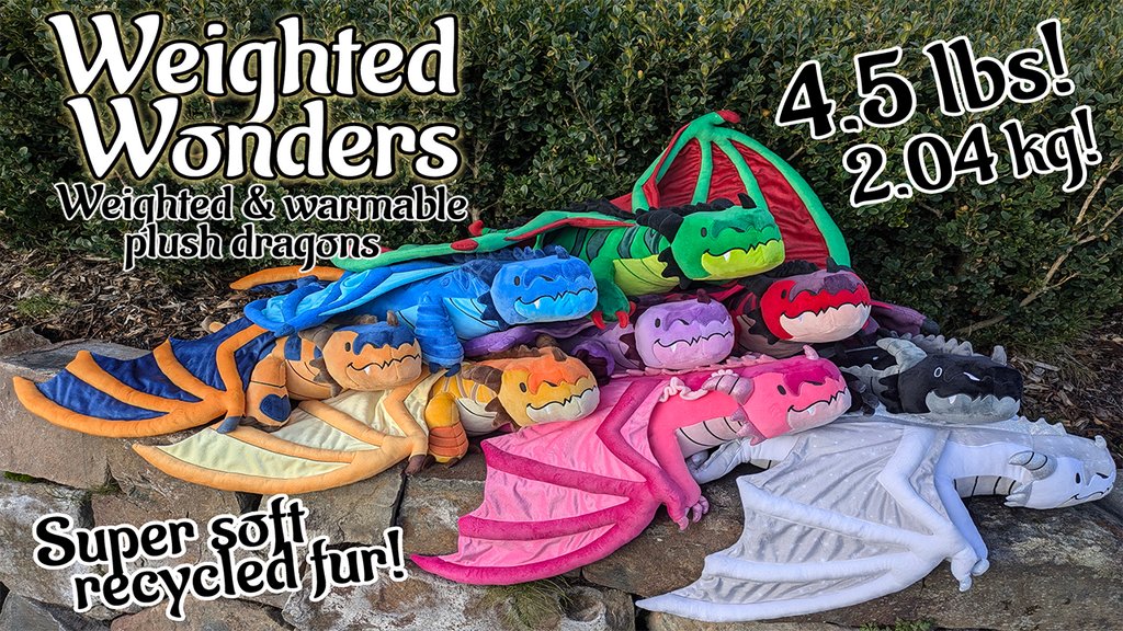 StoneLeet's tweet card. Check out Weighted Wonders - Weighted & Warmable Dragon Plush on BackerKit!