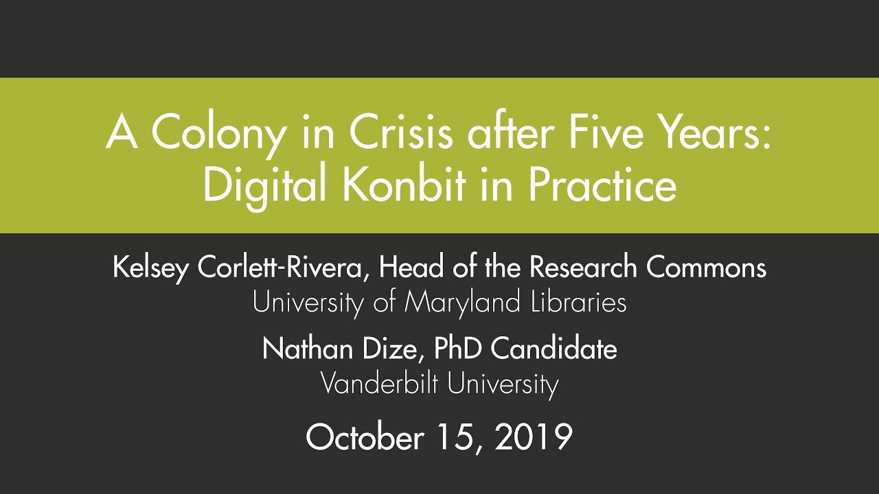 digdialog's tweet card. MITH Digital Dialogues with Kelsey Corlett-Rivera and Nathan Dize