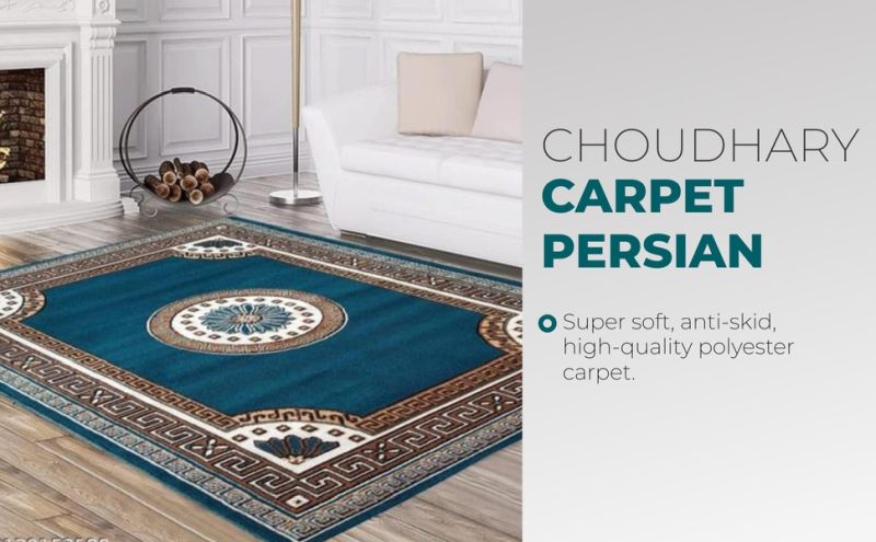 dealshop999's tweet card. CHOUDHARY CARPET Home Decore Traditional Acrylic Rectangular Carpet for Your Living Room (5x7 Feet)