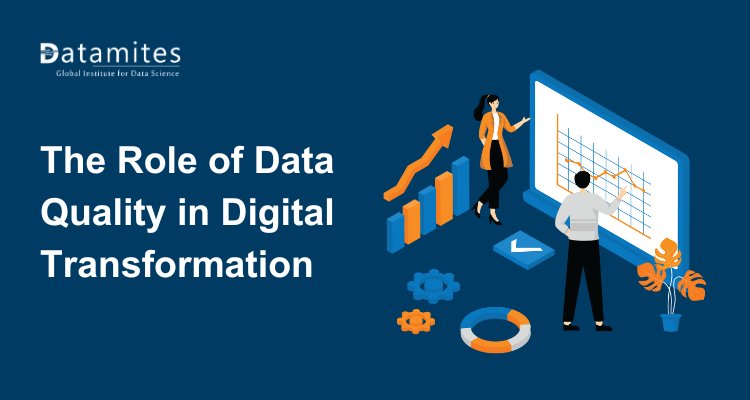 DataMites's tweet card. Discover the critical role of data quality in digital transformation. Learn how data quality tools, monitoring, and management drive accurate insights, optimize operations, and ensure business...