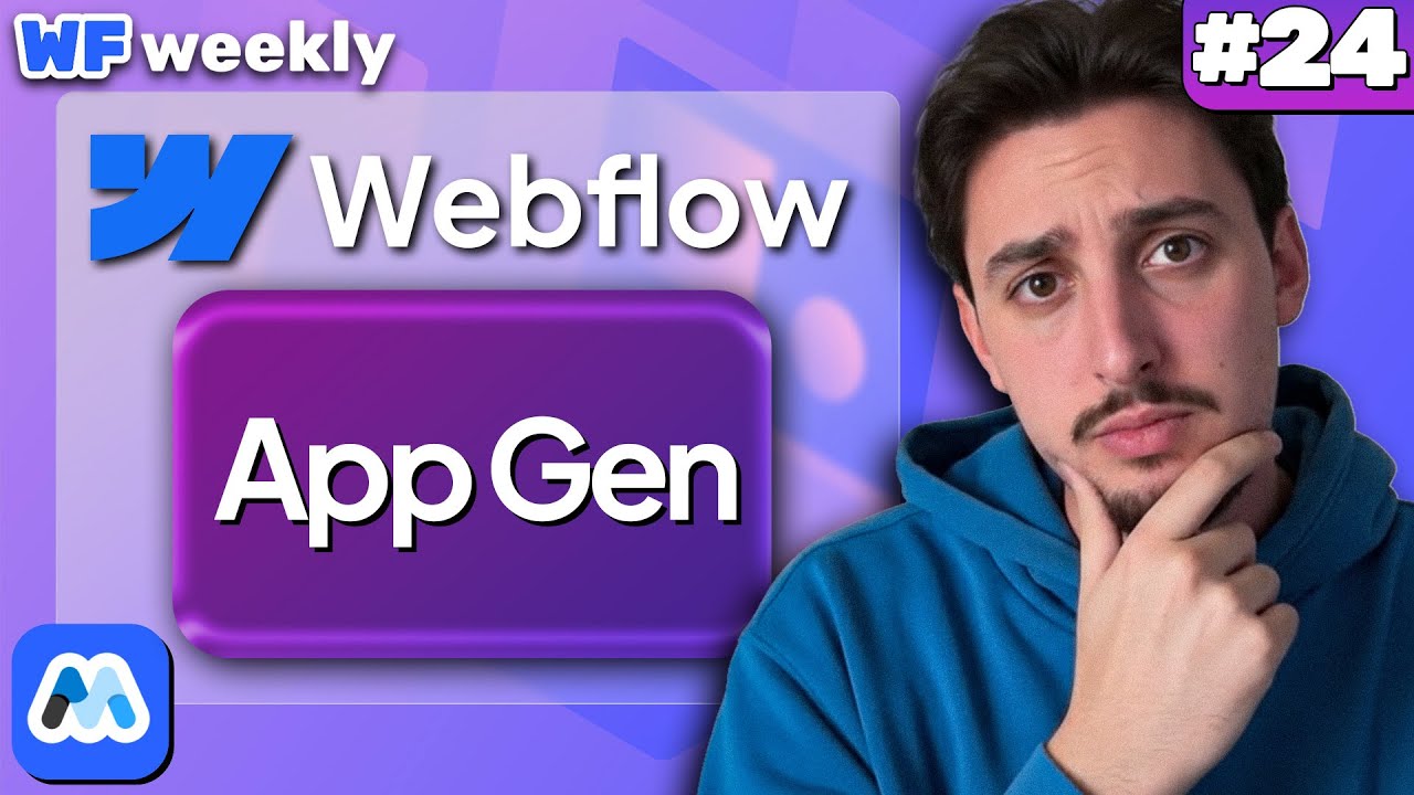 galluzzo_julian's tweet card. Webflow Components In App Gen: Is This the Future of Web Apps? - WF...