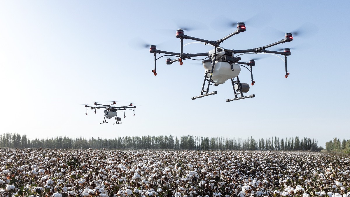 iotguide's tweet card. Drones became an indispensable tool in modern agriculture, ensuring food security and sustainable farming practices for a growing global population.