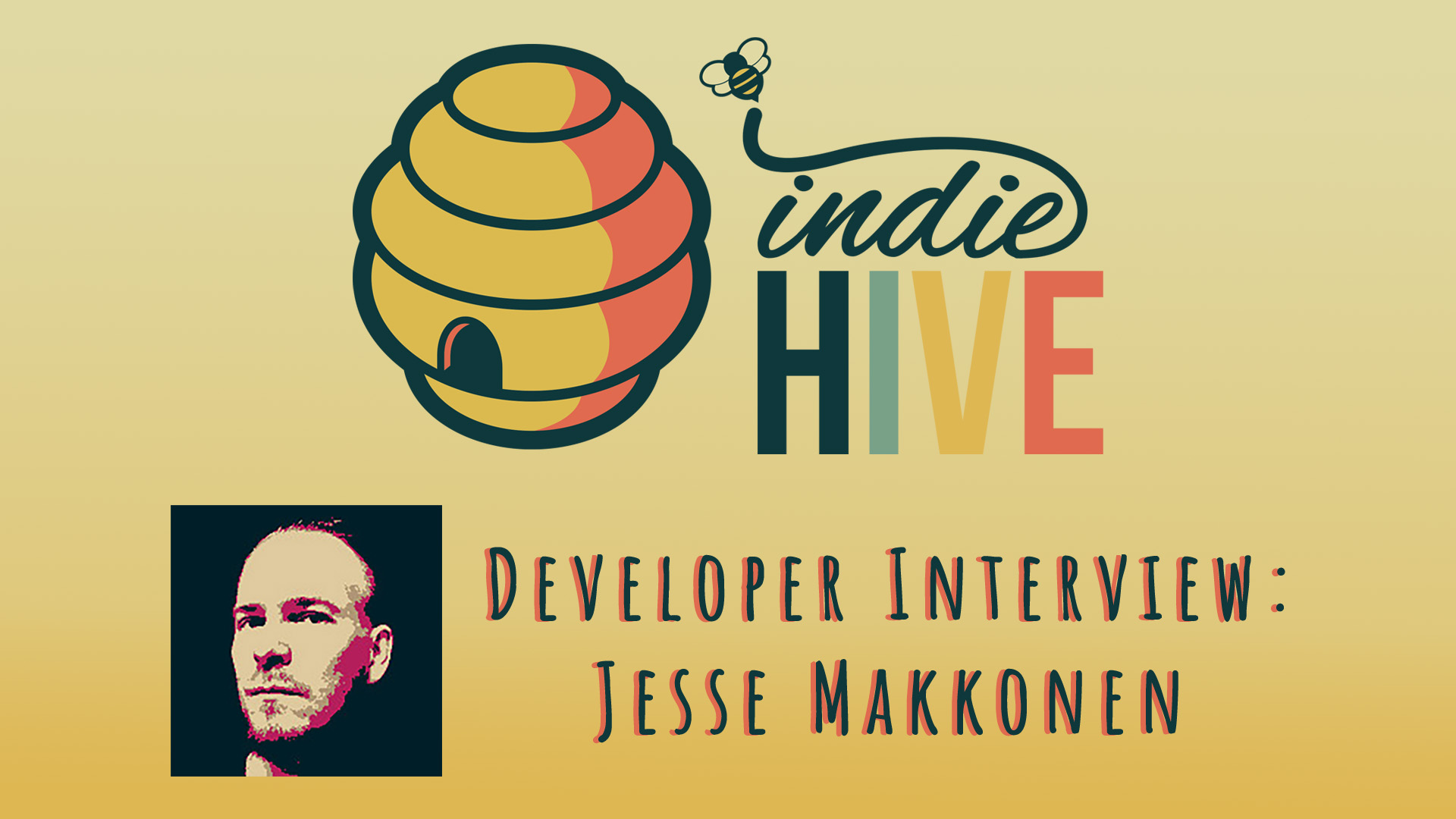 indiehivegaming's tweet card. Indie Hive interview Jesse Makkonen, a solo indie game developer, and creator of titles such as Without a Dawn, Afterdream, and Distraint.