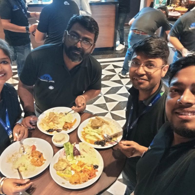 suvajitmalik's tweet card. S Y N C H R O N Y 2 0 2 3 #synchrony23 #APPSeCONNECT #annualmeeting #officeculture #productengineering #team #sync APPSeCONNECT